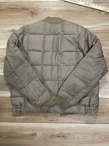 Chaqueta acolchada marrón aislante marca Woods Goose vintage grande 46 hecha en Canadá - Imagen 8 de 8