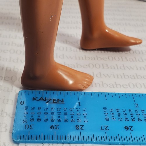 KS B~ ZAPATOS SE ADAPTAN A KEN HECHOS PARA MOVER MUÑECA ESTÁNDAR NEGRO IMITACIÓN ENCAJE ZAPATILLAS TENIS - Imagen 9 de 9