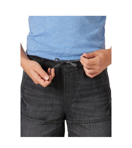 Wrangler Boy's Black Acid Washed Skater Denim Shorts - Select Size- NEW - Picture 4 of 8