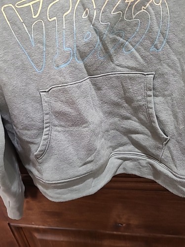 Old Navy "Positive Vibes" Hoodie Size XL 14-16 Oversized Happy Sun Graphic - Picture 4 of 5