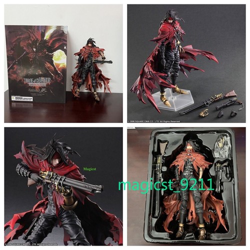 IN US ! Play Arts Kai Final Fantasy VII Vincent Valentine Action Figure Toy PVC - Picture 3 of 21
