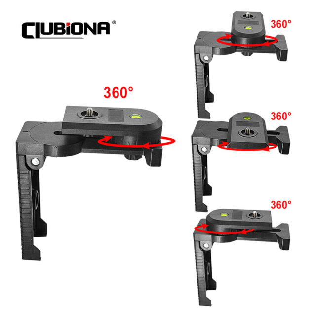 360° Strong Magnetic Laser Level L-Bracket 1/4" & 5/8" Wall Mount Holder Stand 360° Strong Magnetic Laser Level L-Bracket 1/4" & 5/8" Wall Mount Holder Stand