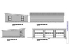 MONO ROOF 24'X36'- 36'X24' GARAGE PLANS MONO ROOF  GARAGE PLANS  20-2436-MONO-8