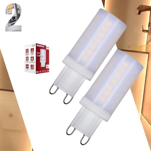 Satco S11236 - 5 Watt JCD LED Bulbs - G9 - Frost - 3000K ( 2, 5, 10 or 20 Pack) - Picture 7 of 10