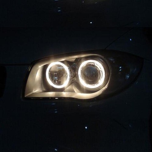RGB 60-120MM COB LED Angel Eye Lights Halo Rings Phone APP Control Headlight DRL - Picture 15 of 20