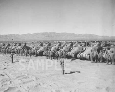 Crews lined up by M3 Lee Tanks World War II WW2 WWII 8x10 Photo 216c