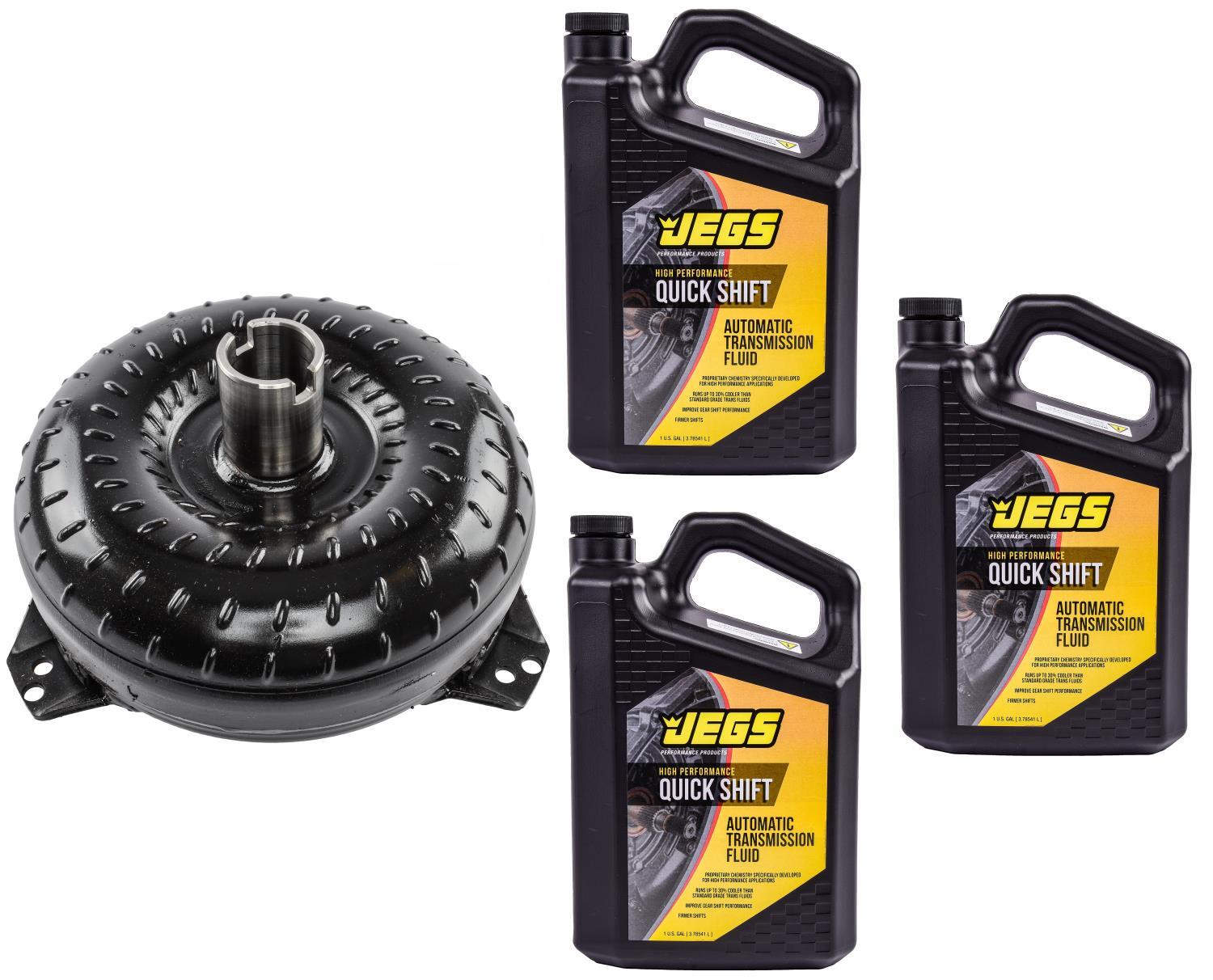 JEGS 60404K Torque Converter & Fluid for GM TH350/TH400 eBay