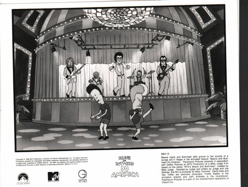 Beavis and Butthead Do America Press Kit w/1996 Paramount 062320AME - Imagen 3 de 4