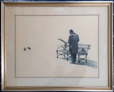 Harry McCormick "The Traveler" Signed & Numbered Etching Print 80/85