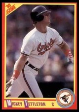 1990 Score  #322  Mickey Tettleton    Catcher   Baltimore Orioles  FREE shipping