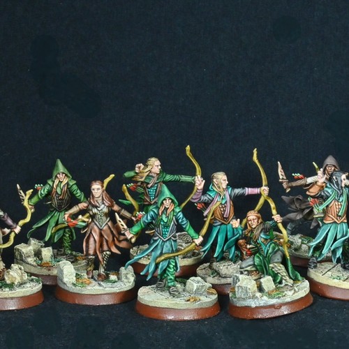 Pintado Mirkwood Rangers Force. GW, Forgeworld. Tierra Media SBG. El... - Imagen 11 de 14