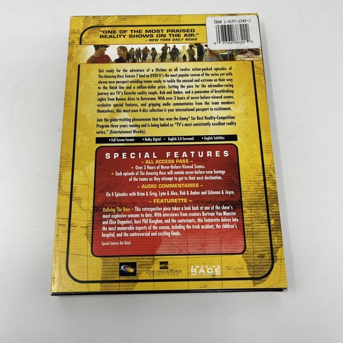 The Amazing Race - The Seventh Season (DVD, 2005, 4-Disc Set, Checkpoint) - Imagen 2 de 4
