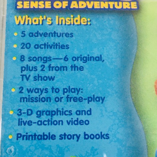 Bear's Sense of Adventure PC CD-Rom Windows 3-6yrs Bear in Big Blue House - Picture 4 of 9