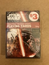 Star Wars Resistance vs First Order Playing Cards. Sealed Brand New