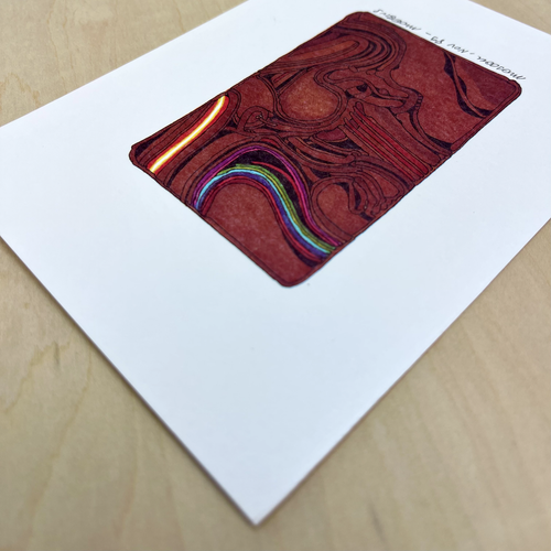 Vintage Lithograph by Moebius/Jean Giraud Mockba 1990 Signed Edition 1422/1500 - Picture 4 of 11