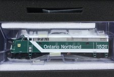 RAPIDO 1/87 HO ONR ONTARIO NORTHLAND PROGRESSIVE FP7 RD # 1521 DC / DCC SOUND