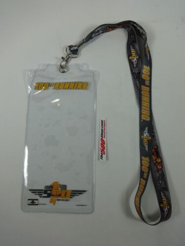 2016 Indianapolis 500 100TH Running Event Lanyard & Credential Ticket Holder - Picture 1 of 12