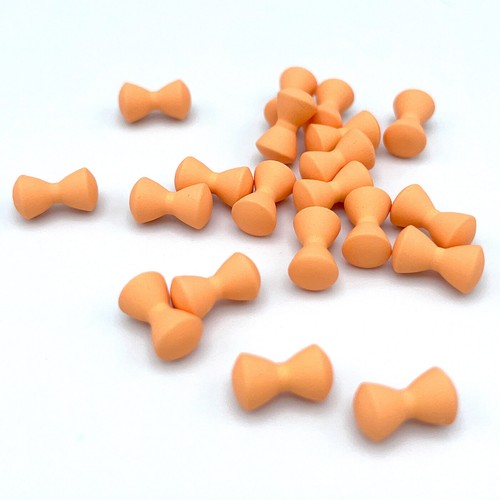 BRASS DUMBBELL EYES - Hareline Fly Tying & Jig Beads - 4 Sizes & 13 Colors NEW! - Picture 13 of 15