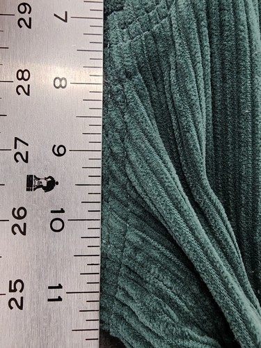 SO Kohls Pants Womens Juniors 7 Green Corduroy Straight - Picture 8 of 9