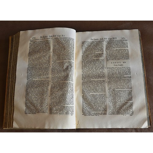 Antique 1722 original book of: "Disputationum" Roberti Bellarmini. Tomus II - Picture 8 of 12