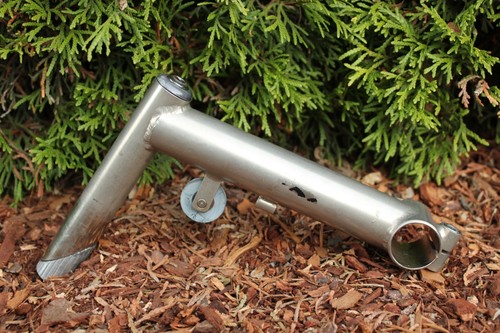 Salsa Moto MTB Stem - 1" Quill, 155mm, Canti Roller - Rare Satin Nickel Finish! - Picture 1 of 12