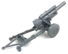 Vintage Marx Desert Fox Play Set Toy Replacement Part Dark Gray German Howitzer