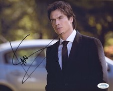 Ian Somerhalder Vampire Diaries Autographed Signed 8x10 Photo ACOA