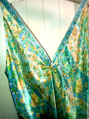 Vintage Oscar De La Renta Gorgeous 90's Floral Slip Dress Size M - Picture 2 of 7