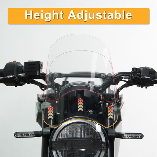 Motorcycle Adjustable Windscreen Fit For Husqvarna Svartpilen 401 2017-2023 - Picture 3 of 16