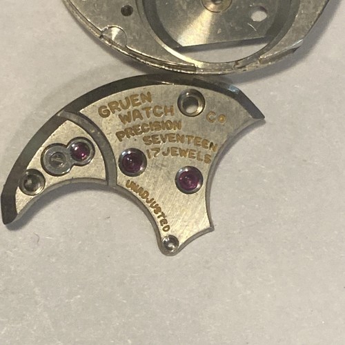 Orologio Gruen Co. Movimento 17 Parti Gioielli/Riparazione Gruen 335 BM 430 - Foto 9 di 11