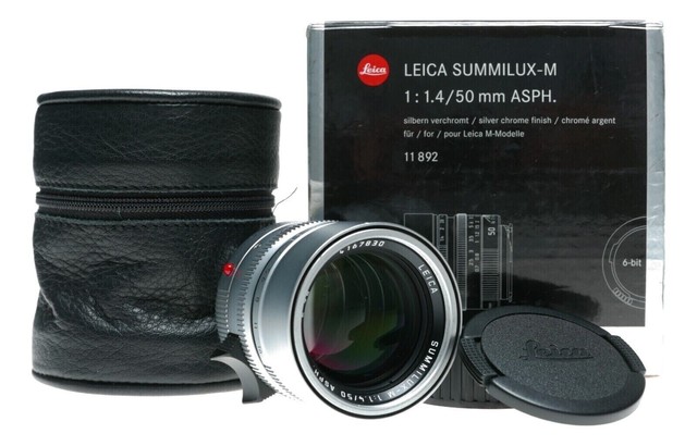 Leica Summilux-M 50 mm F/1.4 MF Objektiv Chrome 1.4/50 CQ8048 Leica Summilux-M 50 mm F/1.4 MF Objektiv Chrome 1.4/50 CQ8048
