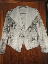 Nwt Marrakech Anthropologie Reversible Faux Fur Faux Suede Shearling Coat S