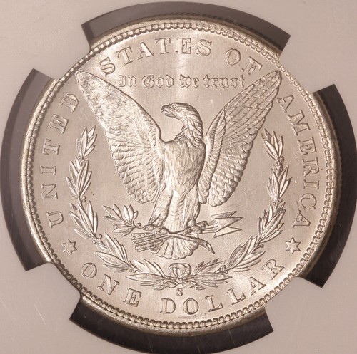 1881-S Morgan Dollar, NGC 67 CAC, Stunning white cartwheel. See condition below! - Picture 15 of 16