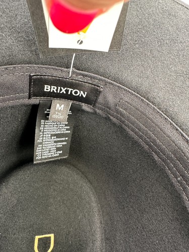 Brixton Women's Jo Rancher Hat in Black Adjustable size M 7 1/4" NWT 100% Wool - Picture 7 of 11