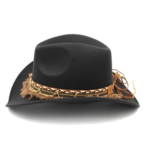 Kids Girls Boy Western Cowboy Hat Cowgirl Cap Decor for Halloween Birthday Party - Picture 4 of 24