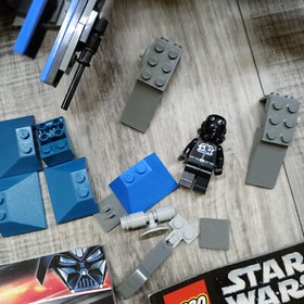 Lego Star Wars V-Wing Fighter 6205 Tie Fighter Interceptor 6206 & AT-ST