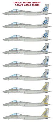 Caracal 1/48 decals CD48201 - F-15A/B Caracal 1/48 decals CD48201 - F-15A/B