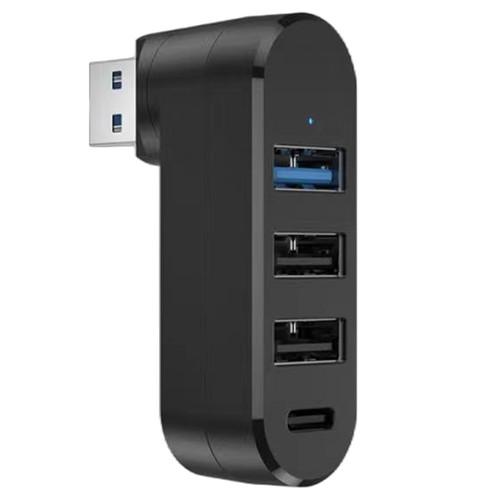 USB 3.0 Hub 4-Port USB 3.0 Hub Rotatable USB Splitter USB Expander - Picture 2 of 14