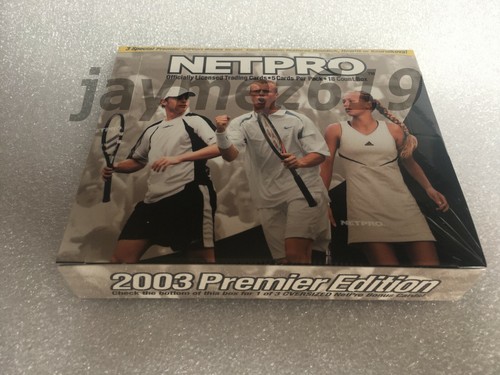 NetPro Tennis Premier Edition 2003 caja sellada de fábrica Lleyton Hewitt caja inferior - Imagen 4 de 4