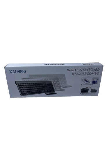 Topmate Wireless Keyboard & Mouse Combo Rose Gold + White Color KM9000