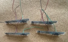 (4) NS custom ATLAS #4 HO turnouts ... all in excellent condition DCC