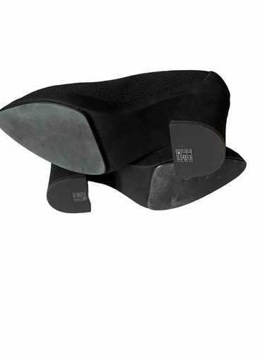 NEW Eileen Fisher Signy Block Heels Black Textile Knit Shoes Size 5.5 $235 NWB - Picture 7 of 8