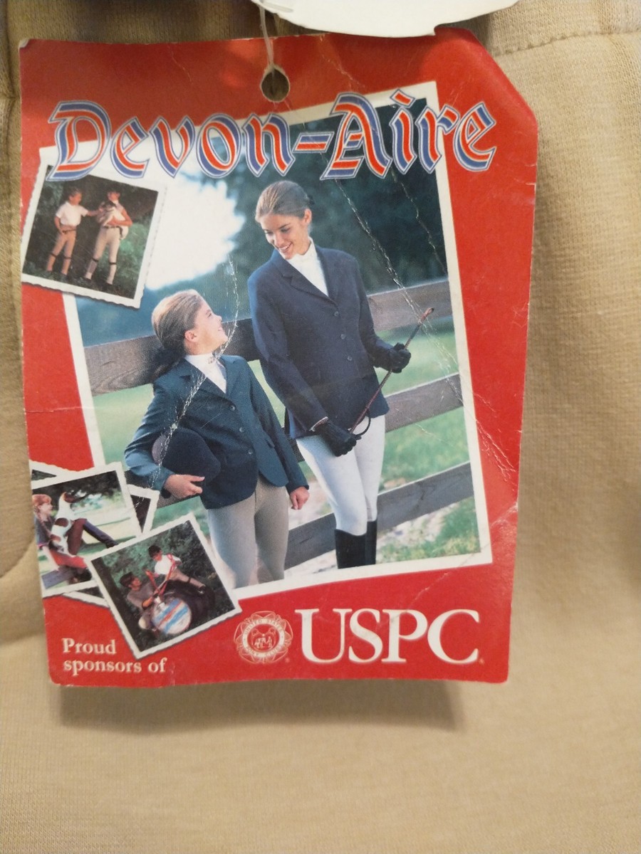 Veste D'équitation Devon-Aire Concur Elite Jeunesse - Marine - Taille 04R - Neuve