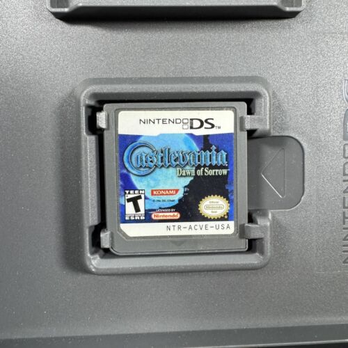 Castlevania Order Of Ecclesia Dawn Of Sorrow Ritratto Rovina Nintendo DS Lotto Set - Foto 17 di 17
