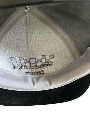 GM Parts Goodwrench Service Racing SnapBack Hat Gray Black Adjustable - Picture 8 of 10