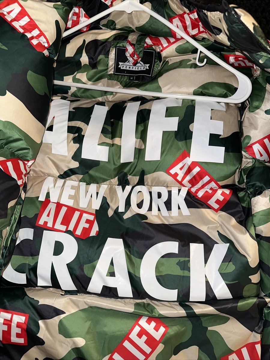 Alife X Penfield Jacket Bubble Camouflage Size M | eBay