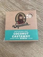 Dr Squatch Coconut Castaway Soap Light Grit - Brand New