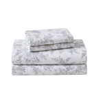 Laura Ashley Cotton Sheet Sets (Vanessa-Pearl Grey/White)