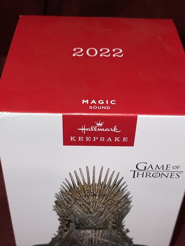 BRAND NEW IN BOX Hallmark Keepsake Game of Thrones Iron Throne Ornament Sound! - Picture 2 of 6