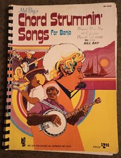 Chord Strummin' Songs for Banjo by Bill Bay - music instruction - 1972